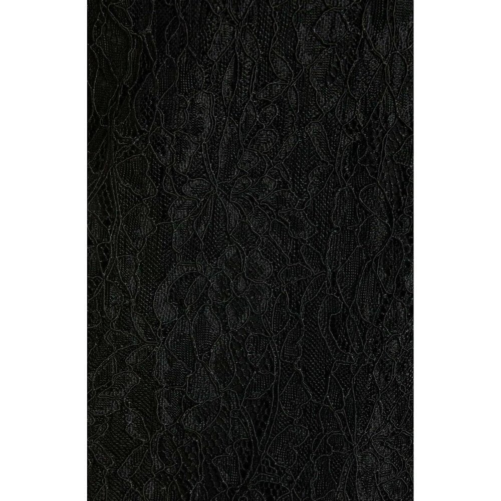 LEWIT Women's Black Lace Midi Skirt Size 6 $349 - Picture 3 of 13